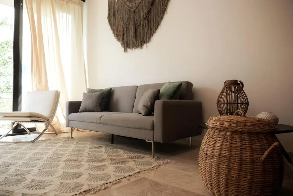 Ferienwohnung 201 Amena Close To Sea Cozy 1Br Apt 30Mb Wifi & Gym Tulum