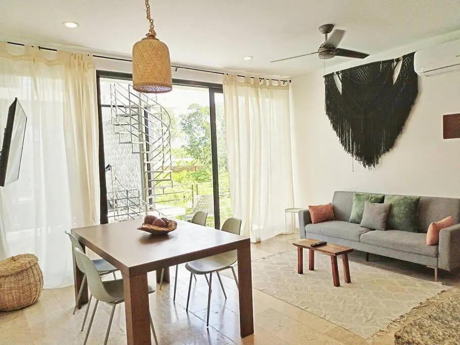 Ferienwohnung 201 Amena Close To Sea Cozy 1Br Apt 30Mb Wifi & Gym Tulum