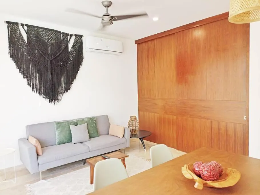 Ferienwohnung 201 Amena Close To Sea Cozy 1Br Apt 30Mb Wifi & Gym Tulum